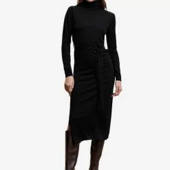 Mango Knitted Turtleneck Dress