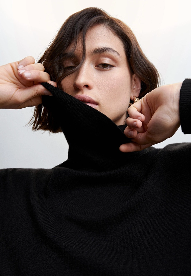 Mango Knitted Turtleneck Dress 8 Mango Knitted Turtleneck Dress - Image 6