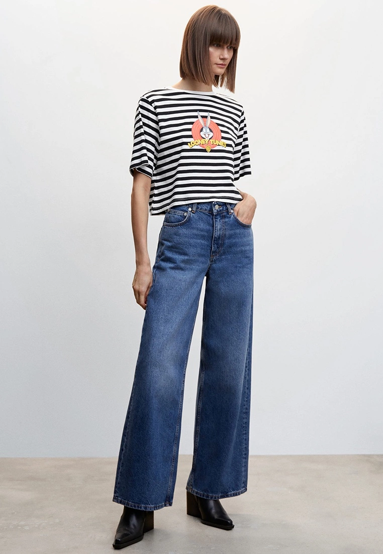 Mango Bugs Bunny Striped T-Shirt 6 Mango Bugs Bunny Striped T-Shirt - Image 4