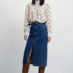 Mango Geometric Print Blouse -Mango popular store mango 1718 5547636 5