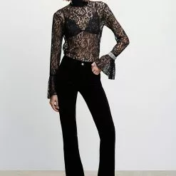 Mango Corduroy Straight Jeans 11 Mango Corduroy Straight Jeans -Mango popular store mango 1721 3957636 4