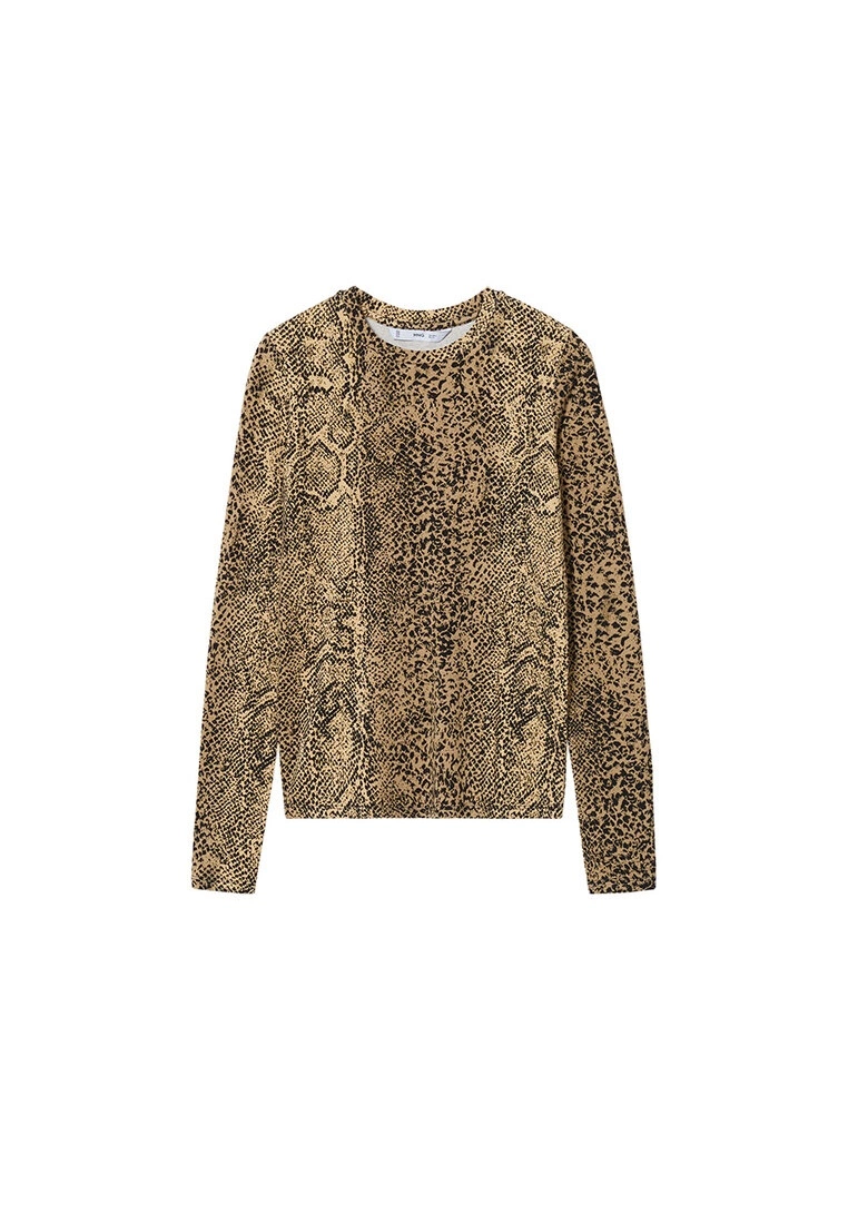 Mango Printed Long Sleeve T-Shirt 9 Mango Printed Long Sleeve T-Shirt - Image 7