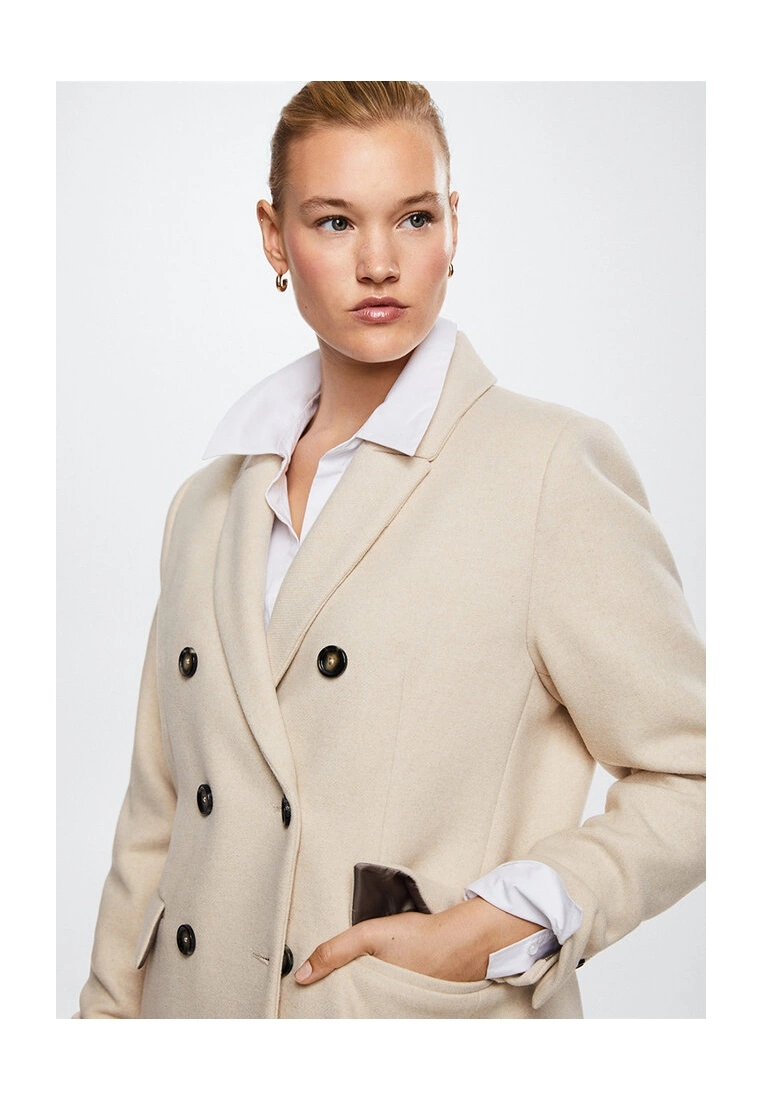 Mango Wool Double-Breasted Coat 4 Mango Wool Double-Breasted Coat - Image 2