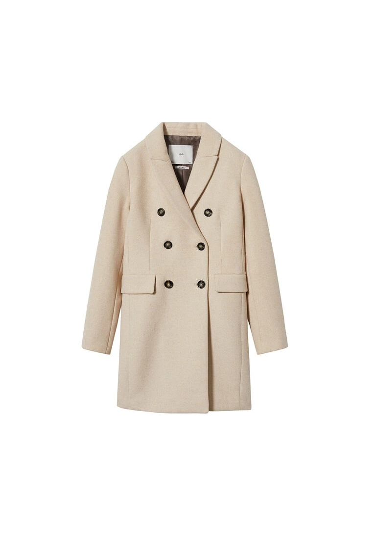 Mango Wool Double-Breasted Coat 10 Mango Wool Double-Breasted Coat - Image 8