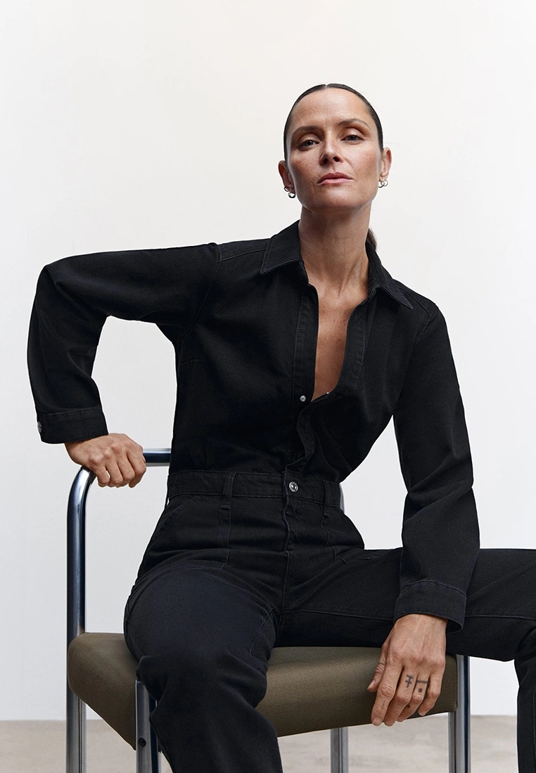 Mango Long Denim Jumpsuit 8 Mango Long Denim Jumpsuit - Image 6