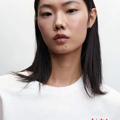 Mango Embroidered Message T-Shirt -Mango popular store mango 1741 2467636 3