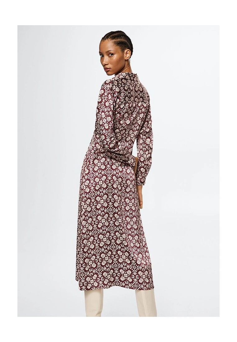 Mango Flowy Flower Printed Dress 5 Mango Flowy Flower Printed Dress - Image 3