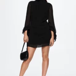 Mango Ruffled Sleeve Dress -Mango popular store mango 1748 3068136 5