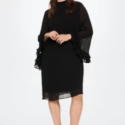 Mango Ruffled Sleeve Dress -Mango popular store mango 1749 3068136 8