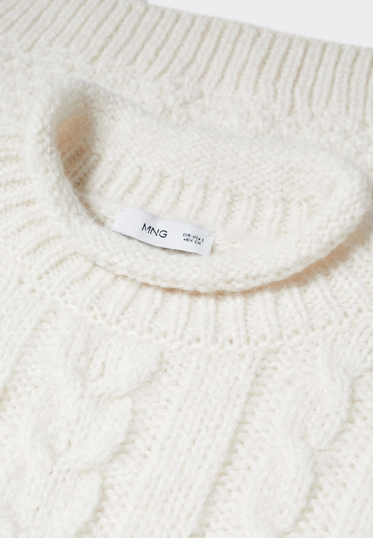 Mango Braided Wool Sweater 8 Mango Braided Wool Sweater - Image 6