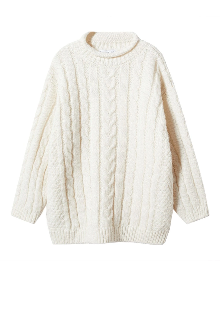 Mango Braided Wool Sweater 9 Mango Braided Wool Sweater - Image 7