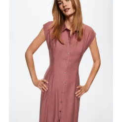 Mango Midi Shirt Dress -Mango popular store mango 1845 7026626 9
