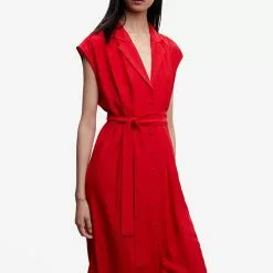 Mango Button Shirt Dress