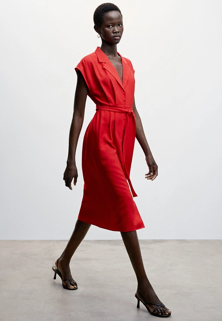 Mango Button Shirt Dress 6 Mango Button Shirt Dress - Image 4