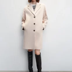 Mango Buttoned Wool Coat -Mango popular store mango 1891 4747636 4