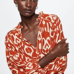 Mango Fluid Printed Jumpsuit -Mango popular store mango 1909 6117336 4