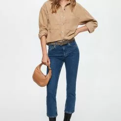 Mango Mid-Rise Straight Jeans -Mango popular store mango 1922 6336336 5