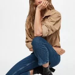 Mango Mid-Rise Straight Jeans -Mango popular store mango 1922 6336336 6