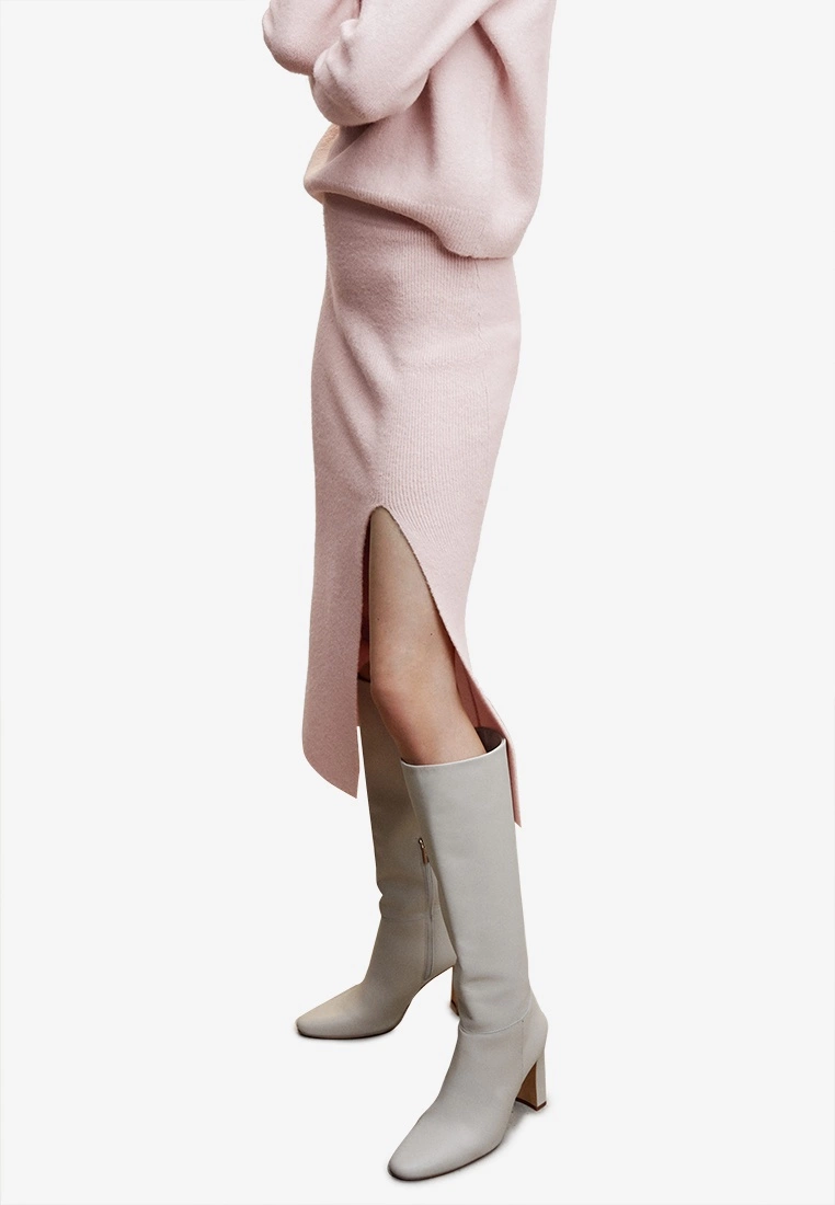 Mango Slit Knitted Skirt 3 Mango Slit Knitted Skirt