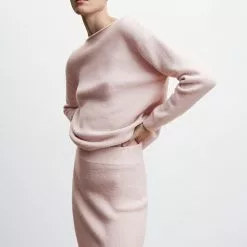 Mango Slit Knitted Skirt 11 Mango Slit Knitted Skirt -Mango popular store mango 1926 3077636 3