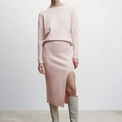 Mango Slit Knitted Skirt 13 Mango Slit Knitted Skirt -Mango popular store mango 1927 3077636 5