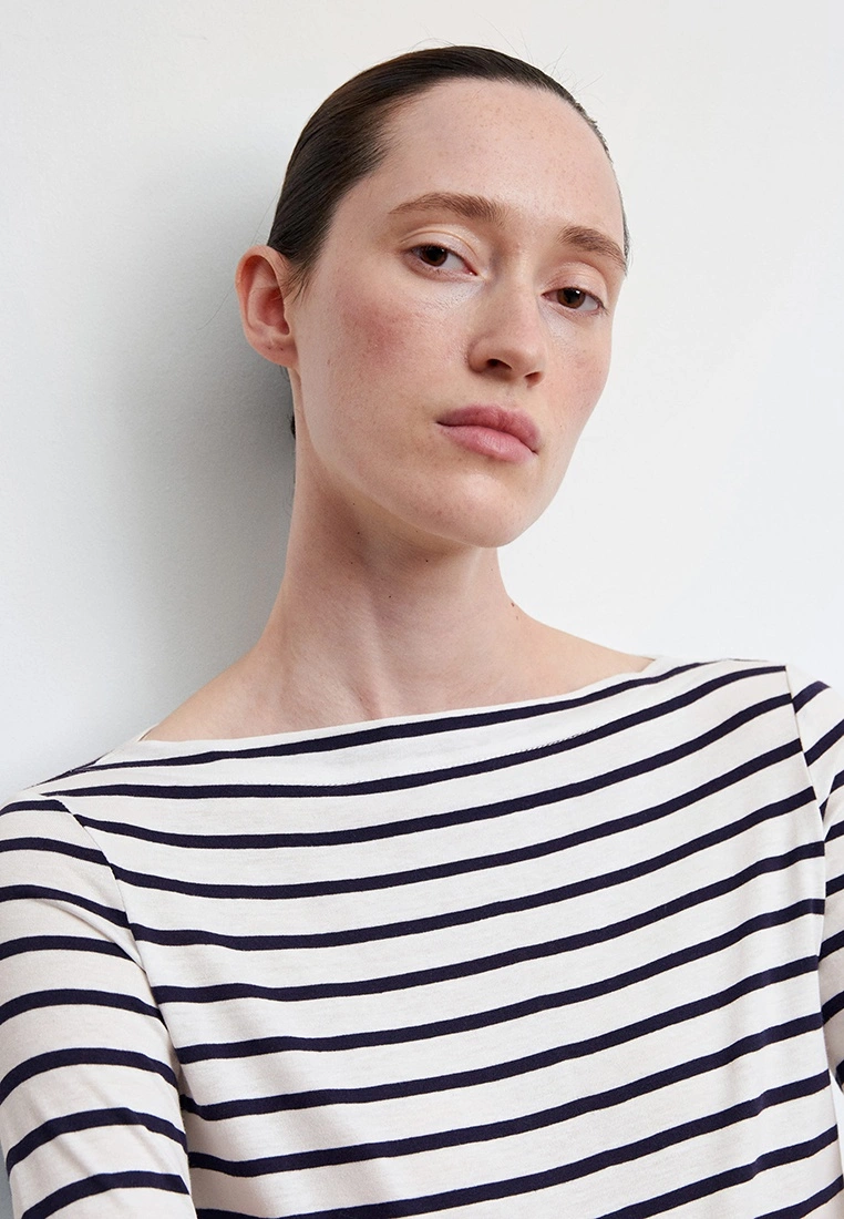 Mango Cotton Boat Neck T-Shirt 5 Mango Cotton Boat Neck T-Shirt - Image 3