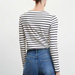 Mango Cotton Boat Neck T-Shirt 13 Mango Cotton Boat Neck T-Shirt -Mango popular store mango 1953 3167636 4