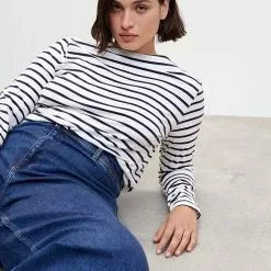 Mango Cotton Boat Neck T-Shirt 15 Mango Cotton Boat Neck T-Shirt -Mango popular store mango 1954 3167636 6