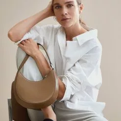 Mango Oval Short Handle Bag -Mango popular store mango 1964 8538836 5