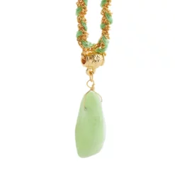 Mango Semiprecious Stone Combination Necklace