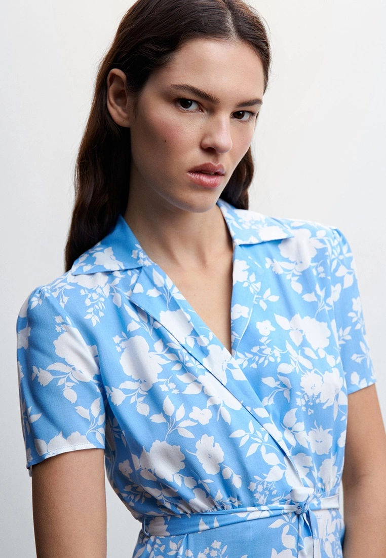 Mango Floral Shirt Dress 5 Mango Floral Shirt Dress - Image 3