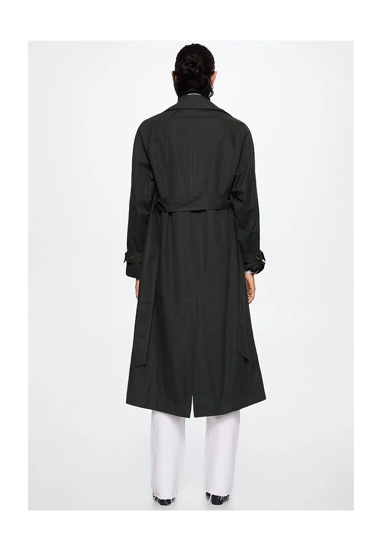 Mango Oversize Cotton Trench Coat 4 Mango Oversize Cotton Trench Coat - Image 2