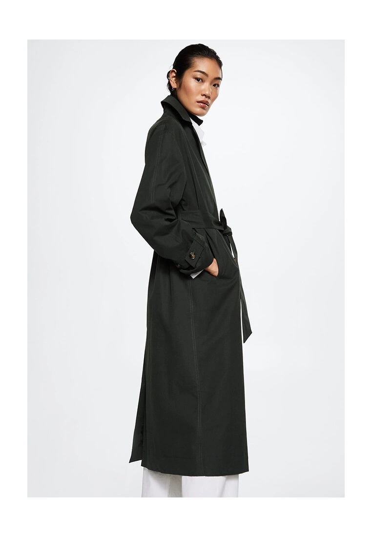 Mango Oversize Cotton Trench Coat 5 Mango Oversize Cotton Trench Coat - Image 3