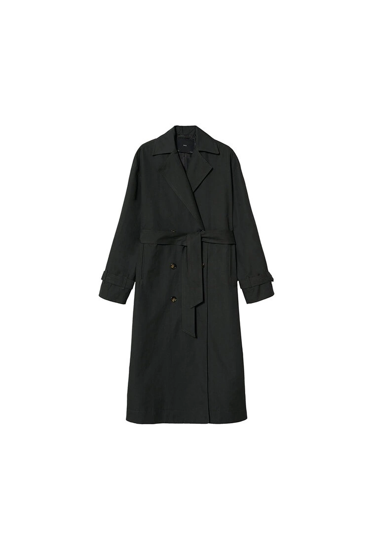Mango Oversize Cotton Trench Coat 9 Mango Oversize Cotton Trench Coat - Image 7
