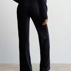 Mango Corduroy Trousers With Elastic Waist -Mango popular store mango 1986 9667636 2