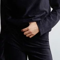 Mango Corduroy Trousers With Elastic Waist -Mango popular store mango 1987 9667636 3