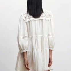 Mango Laser-Cut Details Dress -Mango popular store mango 1996 4857636 2