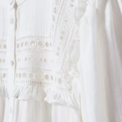 Mango Laser-Cut Details Dress -Mango popular store mango 1998 4857636 5