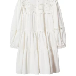 Mango Laser-Cut Details Dress -Mango popular store mango 1998 4857636 6