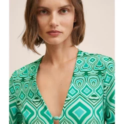 Mango Printed Retro Dress -Mango popular store mango 2109 2206216 3