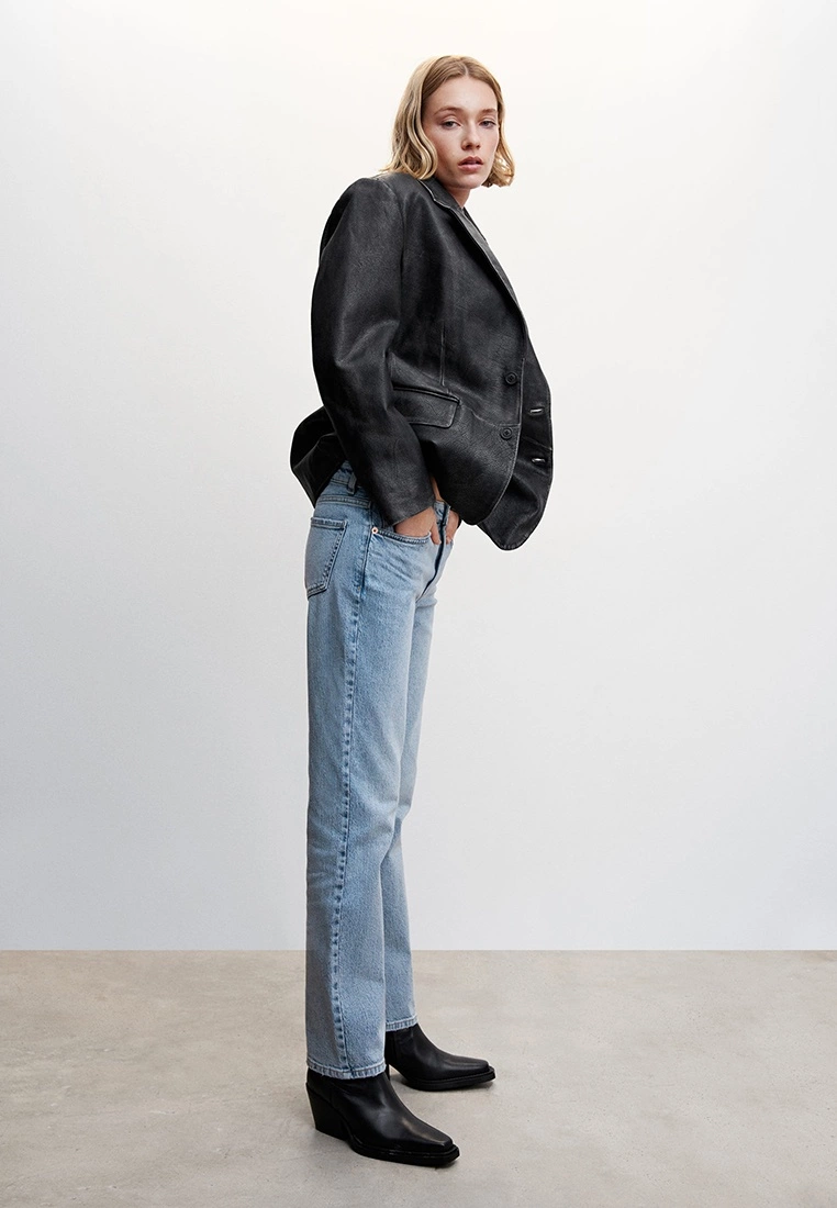 Mango Mid-Rise Straight Jeans 6 Mango Mid-Rise Straight Jeans - Image 4