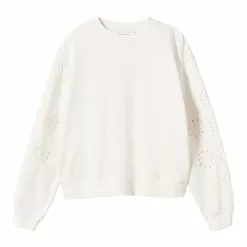 Mango Sweatshirt With Die-Cut Sleeves -Mango popular store mango 2173 2667836 6