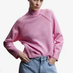 Mango Turtleneck Knit Sweater