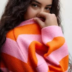 Mango Striped Sweater -Mango popular store mango 2223 8667836 7