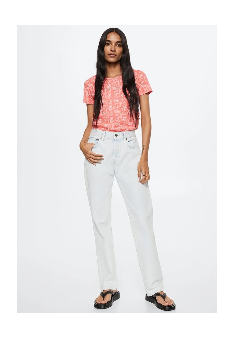 Mango Embroidered Logo Print T-Shirt 6 Mango Embroidered Logo Print T-Shirt - Image 4