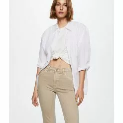 Mango High-Waist Bootcut Jeans -Mango popular store mango 2564 4427726 3