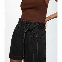 Mango Paperbag Denim Shorts -Mango popular store mango 2566 4379026 3