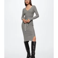 Mango Bow Knitted Dress 12 Mango Bow Knitted Dress -Mango popular store mango 2597 9805626 4