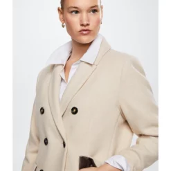 Mango Wool Double-Breasted Coat 27 Mango Wool Double-Breasted Coat -Mango popular store mango 2629 8015626 10