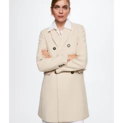 Mango Wool Double-Breasted Coat 26 Mango Wool Double-Breasted Coat -Mango popular store mango 2629 8015626 9